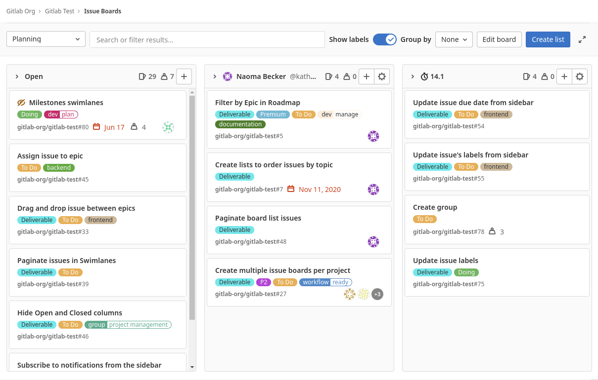 Issue board · Project · User · Help · GitLab